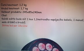 Nové ALU LED Par 18x12 Wat - 7