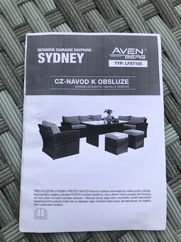 Ratanová zahradní souprava SYDNEY - 7