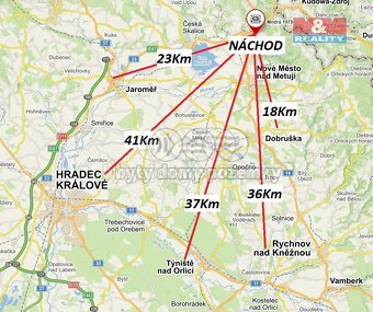 Pronájem bytu 1+1, 43 m², Náchod, ul. Duhová - 7