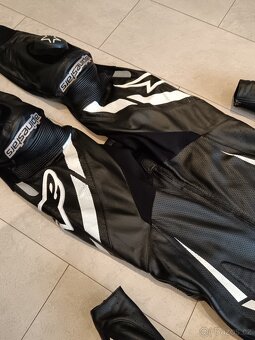 Alpinestars Motegi-Pánská kožená moto kombinéza, jednodílná - 7