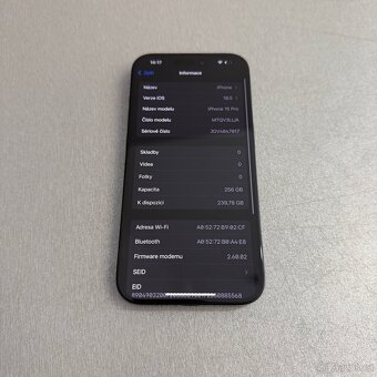 iPhone 15 Pro 256GB bez škrábance, jako nový, záruka - 7