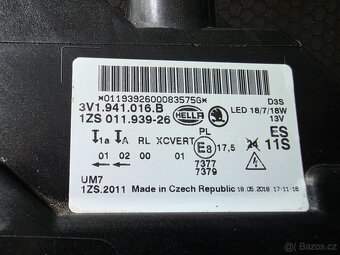 ŠKODA SUPERB III 3 LED PRAVÉ PŘEDNÍ SVĚTLO - 7