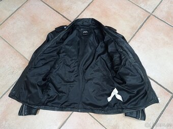 Kožený křivák Zara - M - jako nový - 7