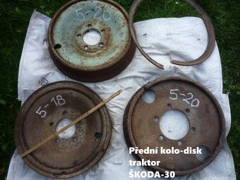 prodám šavle na traktor, sedačky, disky kol, kulové závěsy.. - 7