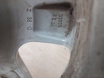 Alu 4x100 R15 ET38 6J15 obuto na celoroční 185/65/R15 - 7