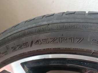 ALU kola 5x112 R17 letní pneumatiky - 7