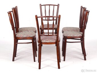 Jídelní židle TATRA , nové čalounění, 6 kusů. - 7