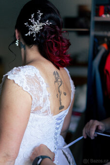 Svatební šaty vel.42/44 - 7