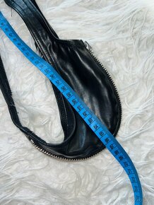Kožené černé mankini borat boratky se zipem TopMan vel. S - 7