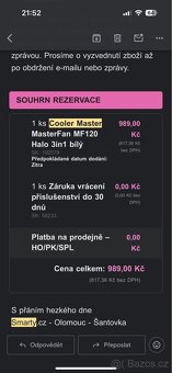 Pc Ventilátory - Cooler Master MasterFan MF120 Halo 3in1 - 7