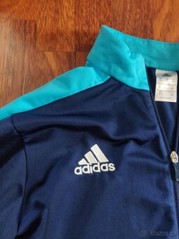 Adidas tréninková mikina / bunda na zip (vel. XL) – výborný - 7