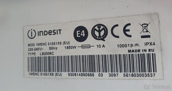 PRACKA INDESIT,BOCNI PLNENI,5KG,MODERNI,PLNE FUNKCNI - 7