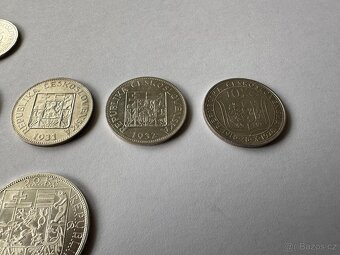 Sada stříbrných mincí Československa v luxusní dřevěné etui - 7
