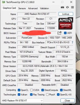 PowerColor Red Devil AMD Radeon RX 6700 XT 12GB GDDR6 - 7