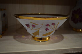 Skleněný servis - skleničky, mísa, džbán, cukřenka - 7