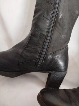 Kožené kozačky - 7