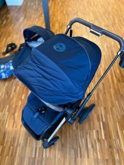 Cybex e-Priam nautical blue korba + seatpack + doplňky - 7