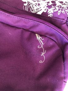 Batoh Nike fialový s květinami taška do školy - 7