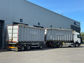 Scania R450 6x4 XT + Vlek Hüfferman / Nosič kontejnerů - 7