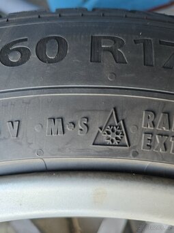 4x disky DEZENT 7Jx17H2, ET 38; zimní pneu Barum Polaris 5 - 7