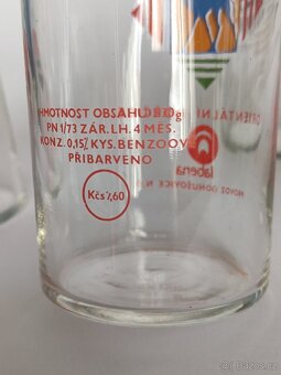 Retro sklenice od hořčice, 2dcl a 1dcl, 65.-/kus, pošta 79.- - 7