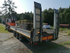Vlek Sleva podvalnik tandem nájezdy nápravy SAF - 7