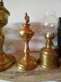 Prodám - staré petrolejové lampy zn. PIGEON, GORDON - 7