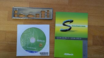 ASRock G31M-GS s iGPU + Core 2 Duo E8400 + 4 GB RAM + SSD - 7