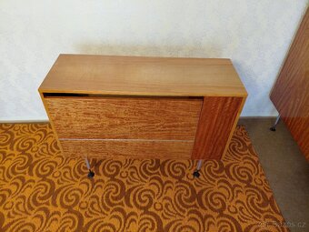 Retro obývací stěna + peřináč - 7
