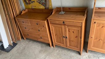 Ikea Leksvik menší komoda Hemnes antik - 7