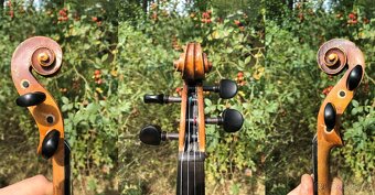 Housle 4/4 celé kopie Stradivari - 7