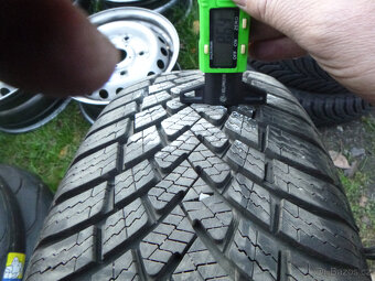 4x zánovní zimní pneu barum 195/65 r15 (8 mm,2024) - 7