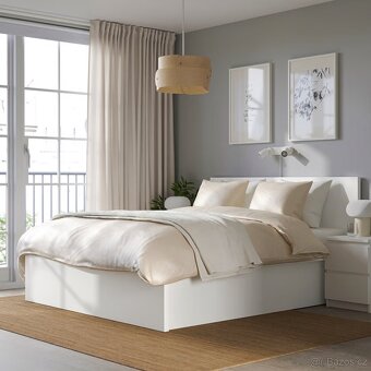 Manželská postel MALM IKEA - 7