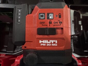 Zelený multiliniový laser Hilti PM 30-MG...3x360 ° - 7
