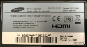 monitor - Samsung 22" - S22D390H - poškozený displej - 7