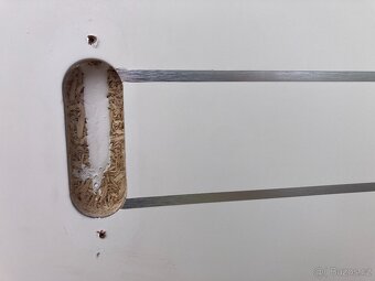 Nové posuvné dveře systém ALU bílé 80x197 cm vč. lišty - 7