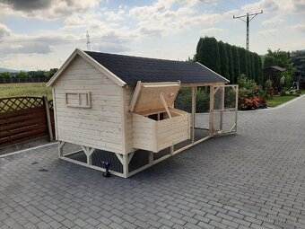 Kurník pro slepice s voliérou - 7