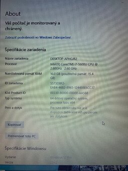 Notebook HP 14” i7 2,60GHz,16GBDDR3,R7 M260X,120GBSSD - 7