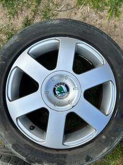 Originální hliníkové disky Škoda R16 5x112 - 7