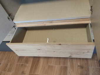 XXLutz 3dílná Skřín 280x226x60cm Antracit /Dřevo 6 šuplíků - 7