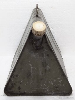 20L Trojůhelníkový Plechový Kanystr Retro - 7