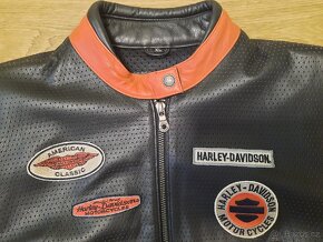 Harley Davidson dámská kožená bunda vel.42 /XL - 7