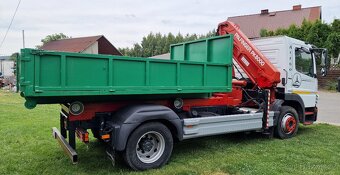 MERCEDES-BENZ ATEGO 1222 HÁKOVÝ NOSIČ + HYDRAULICKÁ RUKA - 7