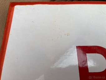 Cedule smaltovaná Pozor Hraniční pásmo - 7