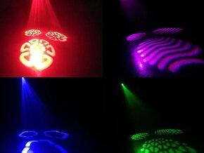 LED spot otočná hlava Lixada Light RGBW Stage světlo - 7