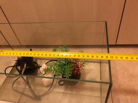AKVARIUM filtr rostliny dekorace 40cm - 7