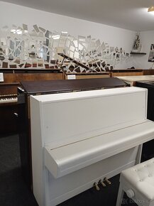 Bílé piano, pianino, klavír Petrof-Forster - 7
