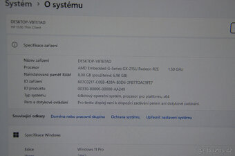 PC HP T530 AMD/8GB/SSD 128GB M.2/záruka - 7