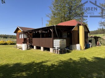 Prodej zahrady 944 m2 se zahradní chatou a kolnou - Sulislav - 7
