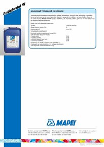 MAPEI Antipluviol W vodoodpudivá ochrana - 7